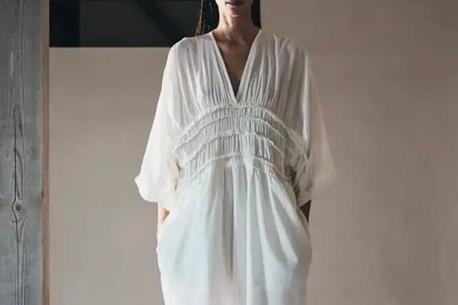 RABENS SALONER cotton blouse "EIKE" macadan