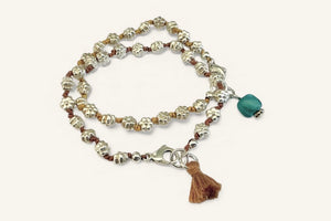 REJANE ROSENBERGER DESIGN Silberarmband "Fleur" geknüpft