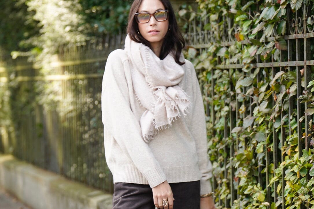 Choice by Réjane Rosenberger Cashmere Schal oatmeal