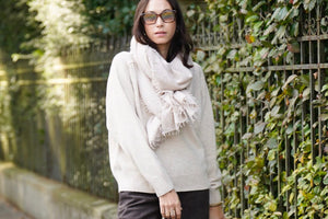 Choice by Réjane Rosenberger Cashmere Schal oatmeal