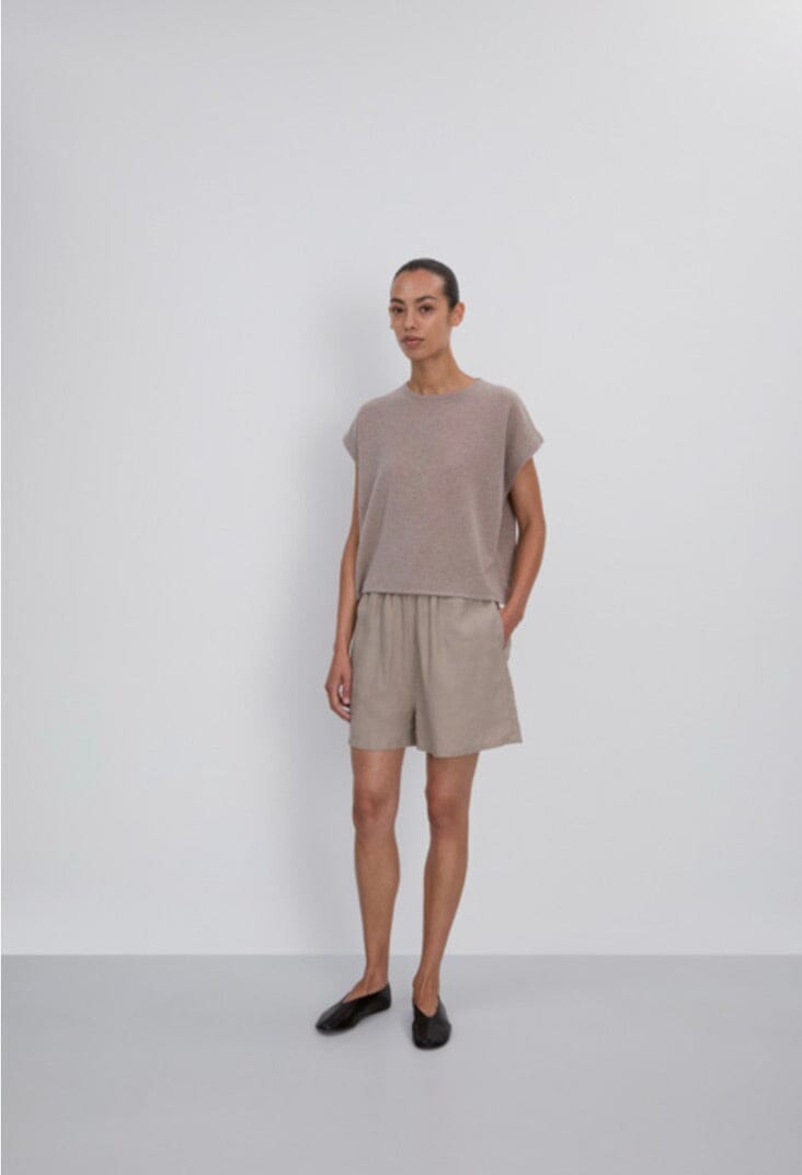 FASHION FOR FRIENDS coarse knit sweater "Croquette "khaki