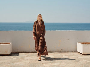 DEVOTION Baumwolljupe "SAGE" braun