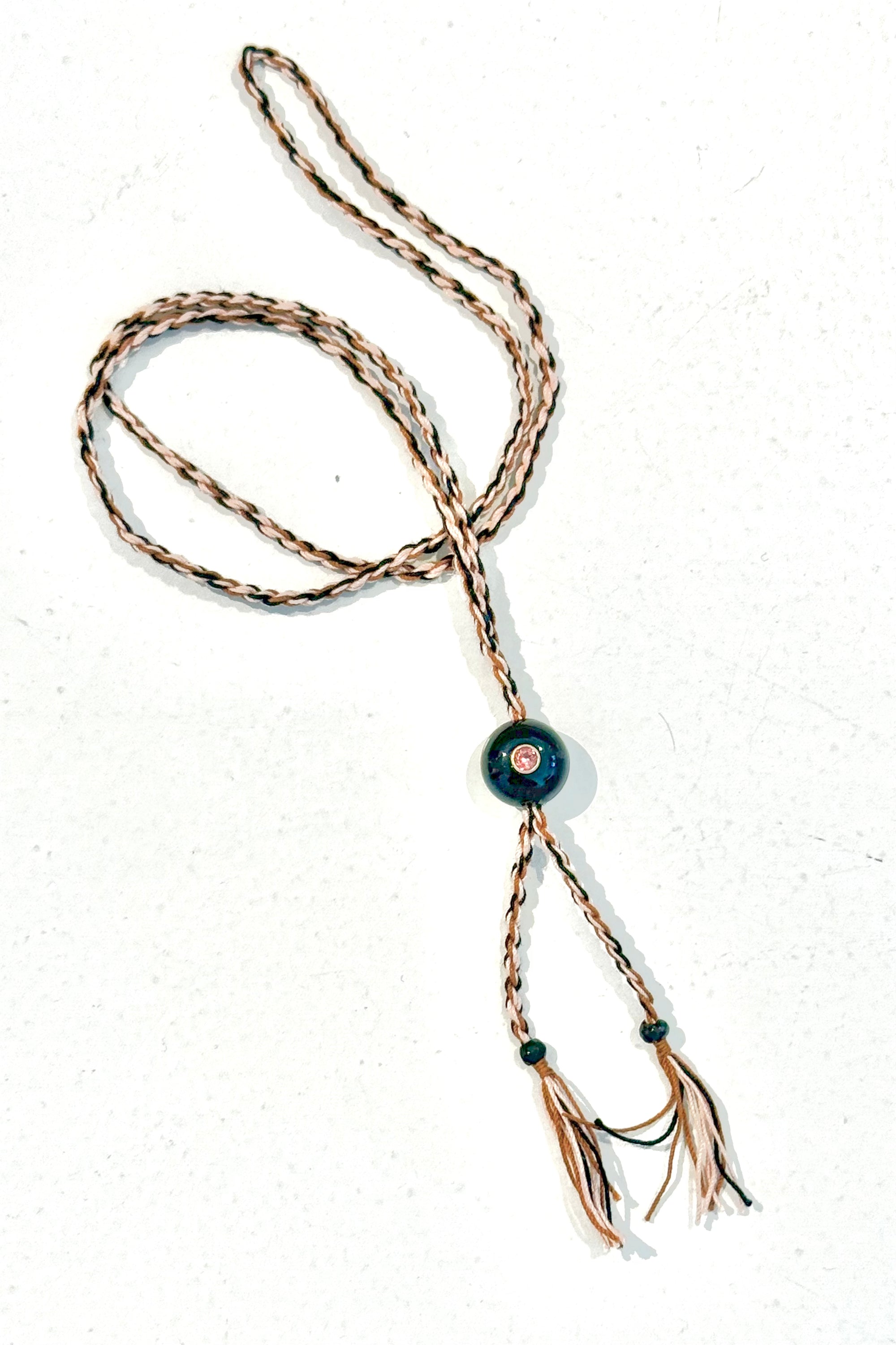 TAMARA TAICHMANN Baumwollkette "Scarlett"  Onyx black