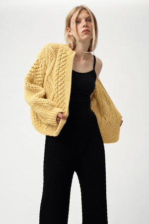 I LOVE MR MITTENS Chunky Wool "NAOMI" Sweater off-white