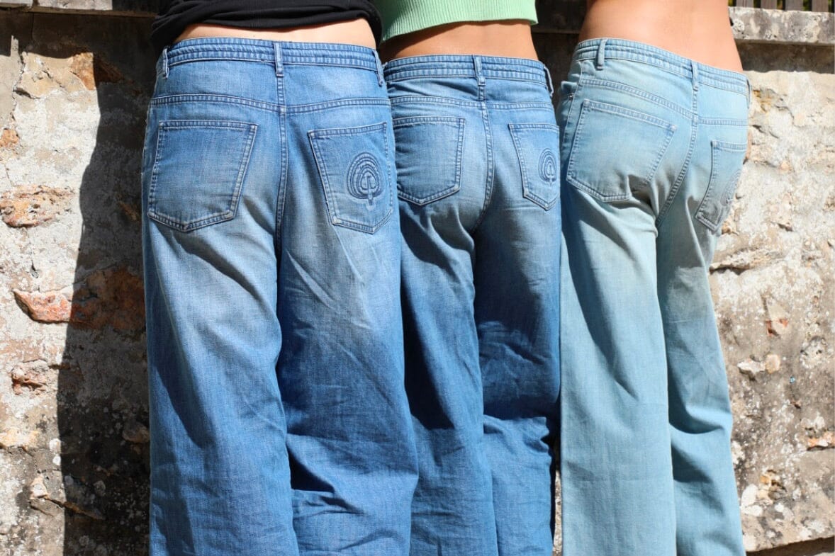 HAPPY HOUSE Le Pantalon - Jeans  "OVERSIZE"  light blue