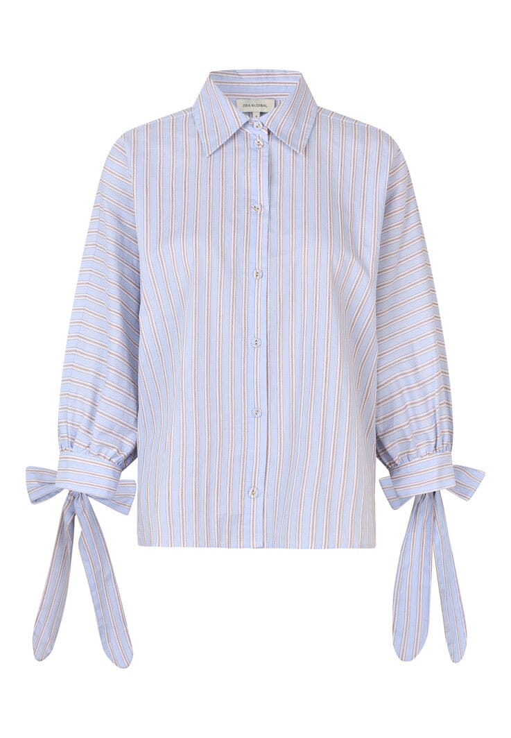 DEA KUDIBAL Baumwollbluse "CHRISTA07" hellblau stripe