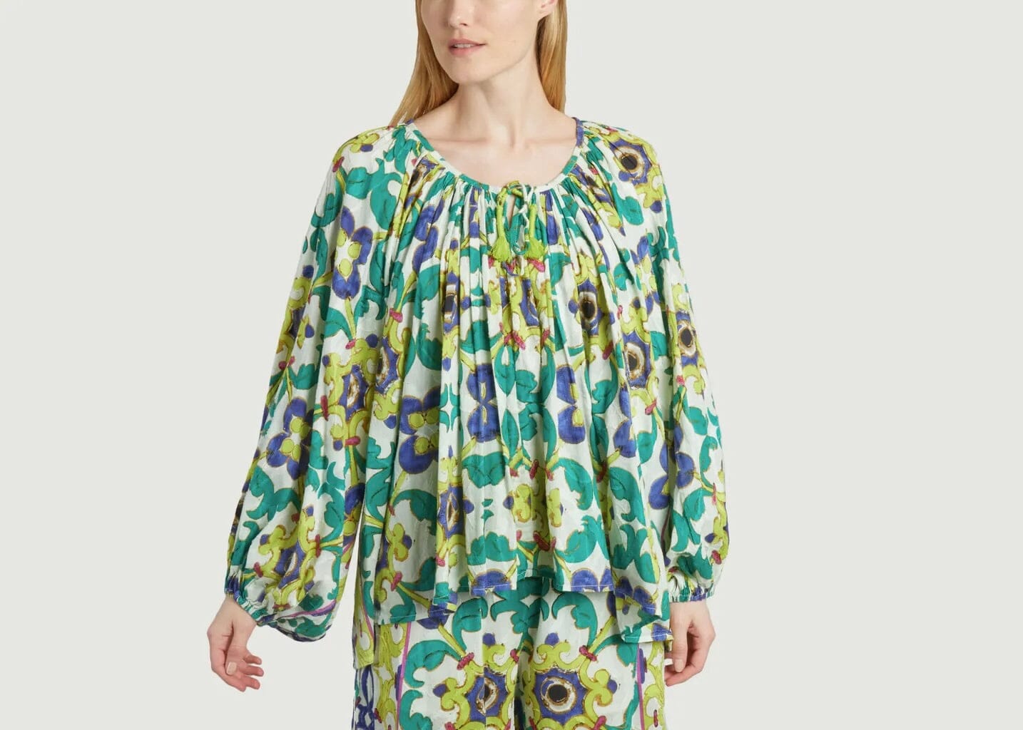 MES DEMOISELLES Baumwollbluse "CRAQUER" multico (C)