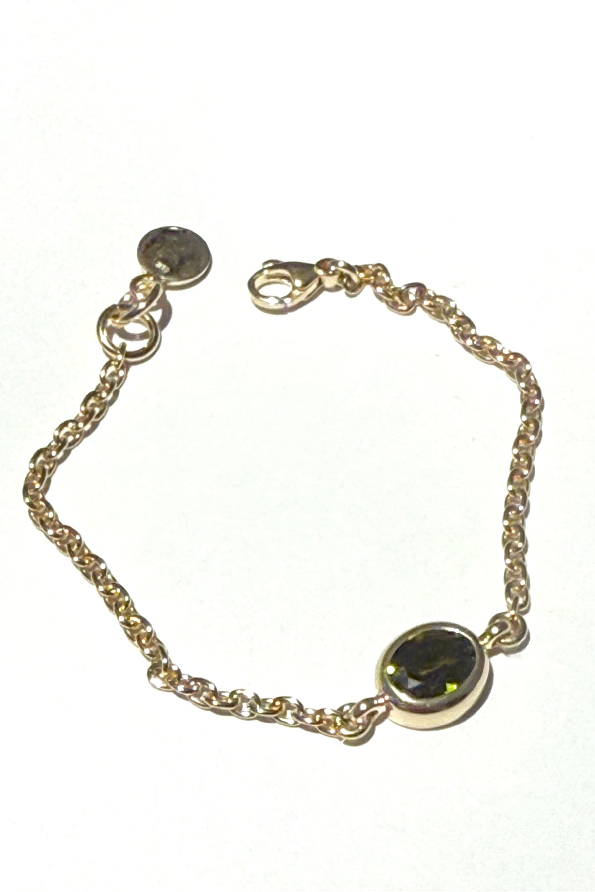 REJANE ROSENBERGER DESIGN Champagnergoldarmband "STONE" diverse