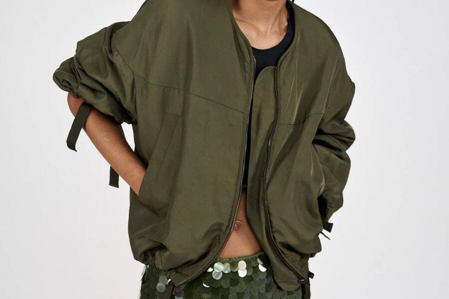 RABENS SALONER Jacket "GLOD" army green