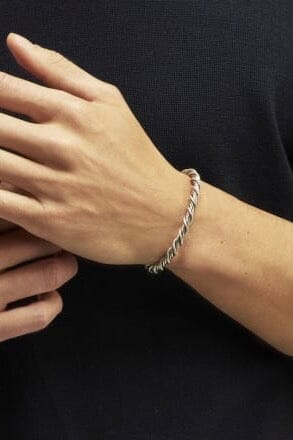 GAS BIJOUX  Herrencuff "TORRIDE" silber