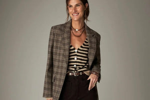 MAISON HOTEL wool mix blazer "LUCIEN" night navy