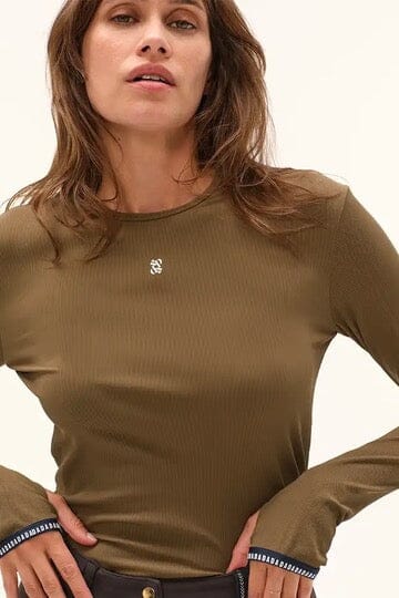 DADA Technical Langarm T-Shirt "Kira" green bronze