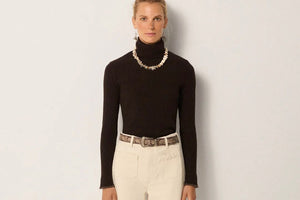 MAISON HOTEL Strickpullover "DOLCEVITA" caffe