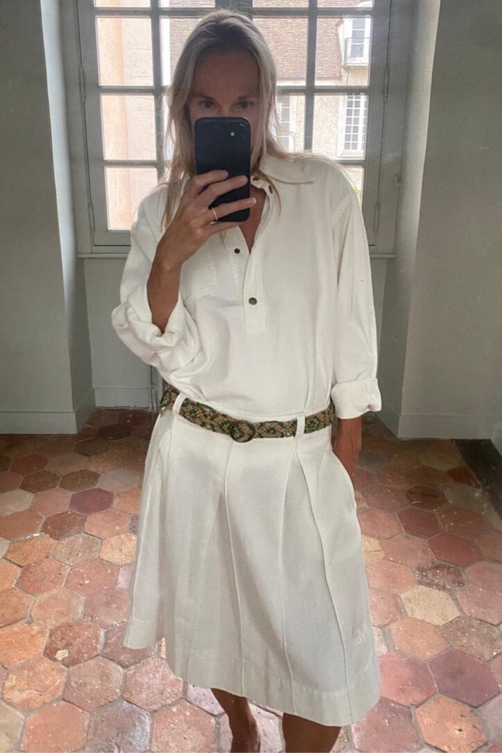 HAPPY HOUSE La Jupe "FOLD" off-white