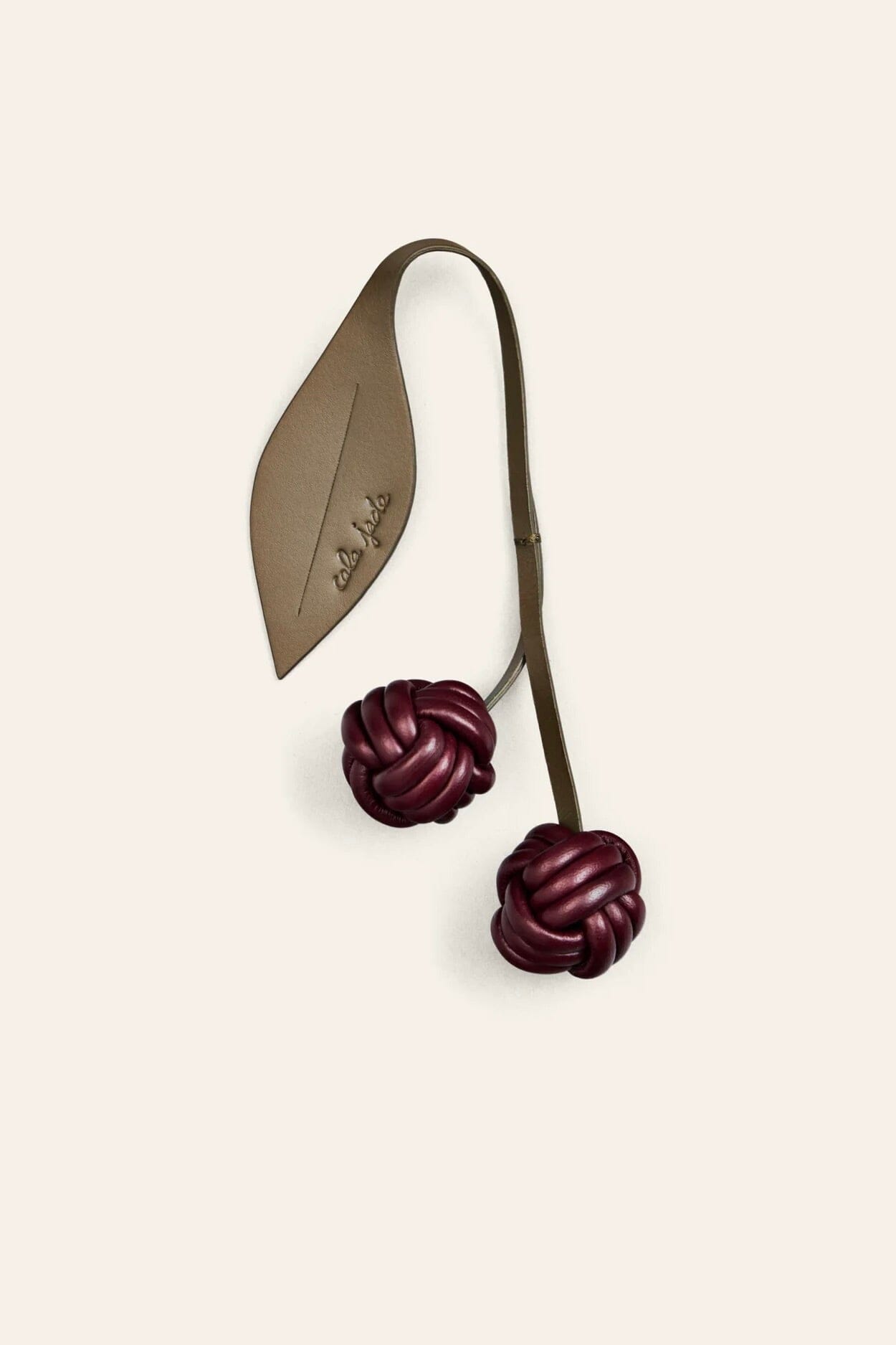 CALAJADE Leather shopper "MISU" MINI - black