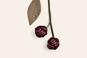 CALAJADE Leather shopper "MISU" MINI - black