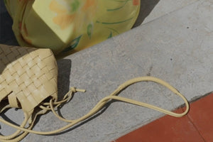 CALAJADE Leather shopper "MISU" MINI - black