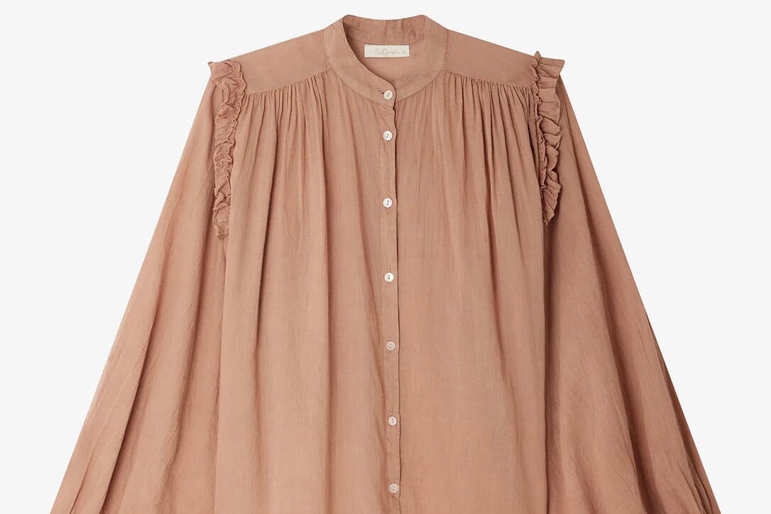 MES DEMOISELLES Baumwollbluse "SATI" blush