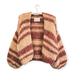 E WITH LOVE Handknit jacket "INAYA" mix color