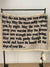 KARIEN BELLE Kissen oder Plaid "POETRY" sand / black