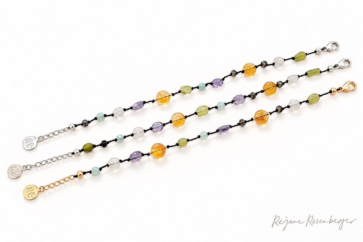 REJANE ROSENBERGER DESIGN Baumwollarmband "STELLA" multi