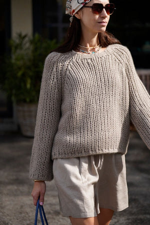 FFC pullover short sleeve "15028" camel