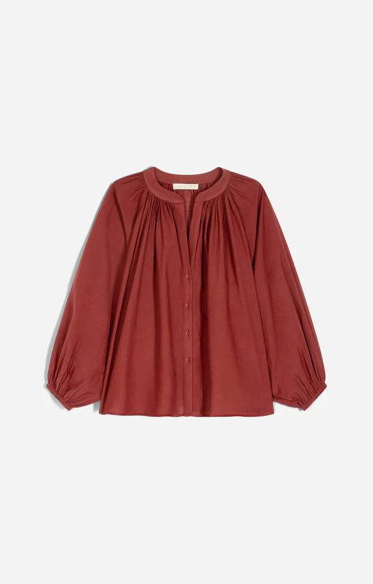 VANESSA BRUNO Baumwollbluse "EDME" épice