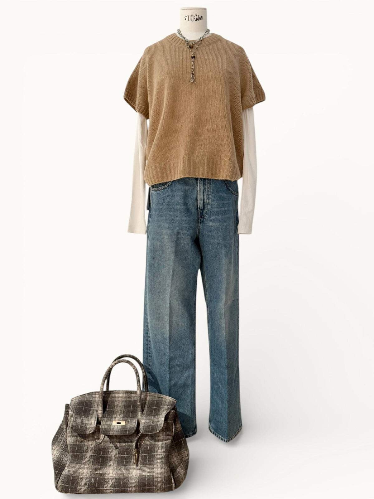 FFC Pullunder Kurzarm "15028" camel