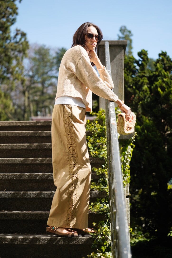 MASSCOB knitted sweater "VALLEY" sand (C)