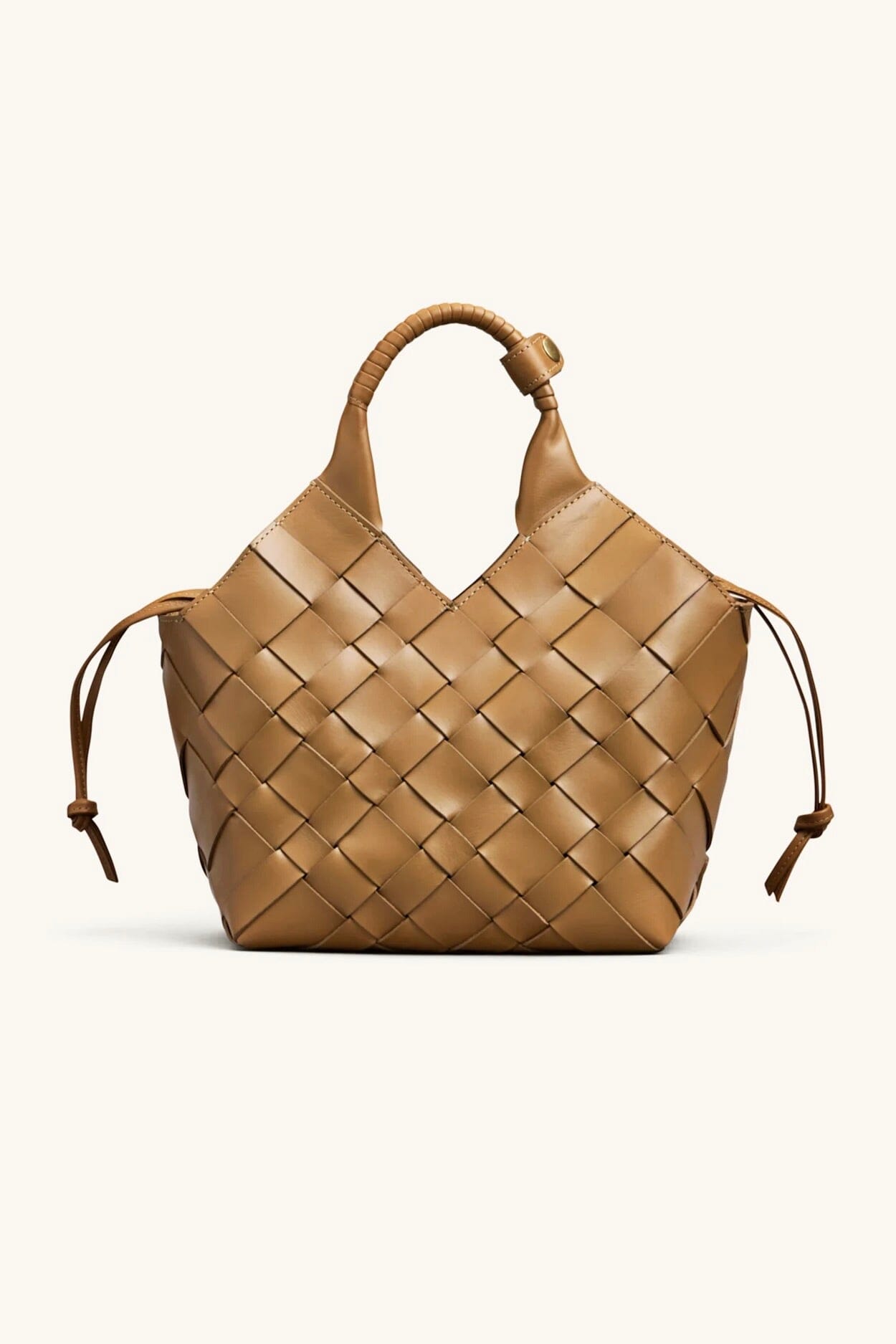 CALAJADE Leather shopper "MISU" MEDIUM - black