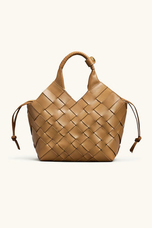 CALAJADE Leather shopper "MISU" MEDIUM - black