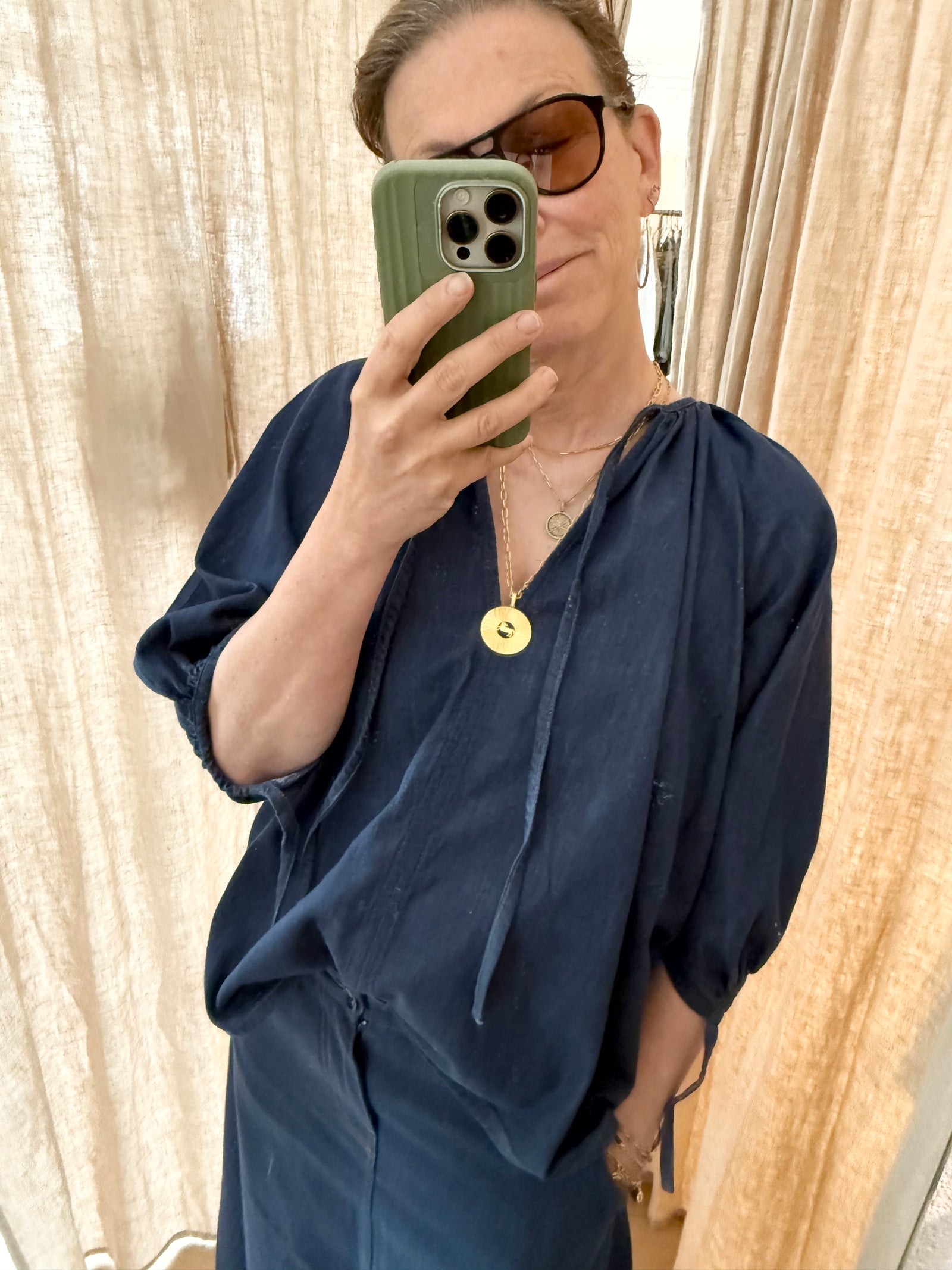 HAPPYHAUS die Bluse "BOHEME" indigo