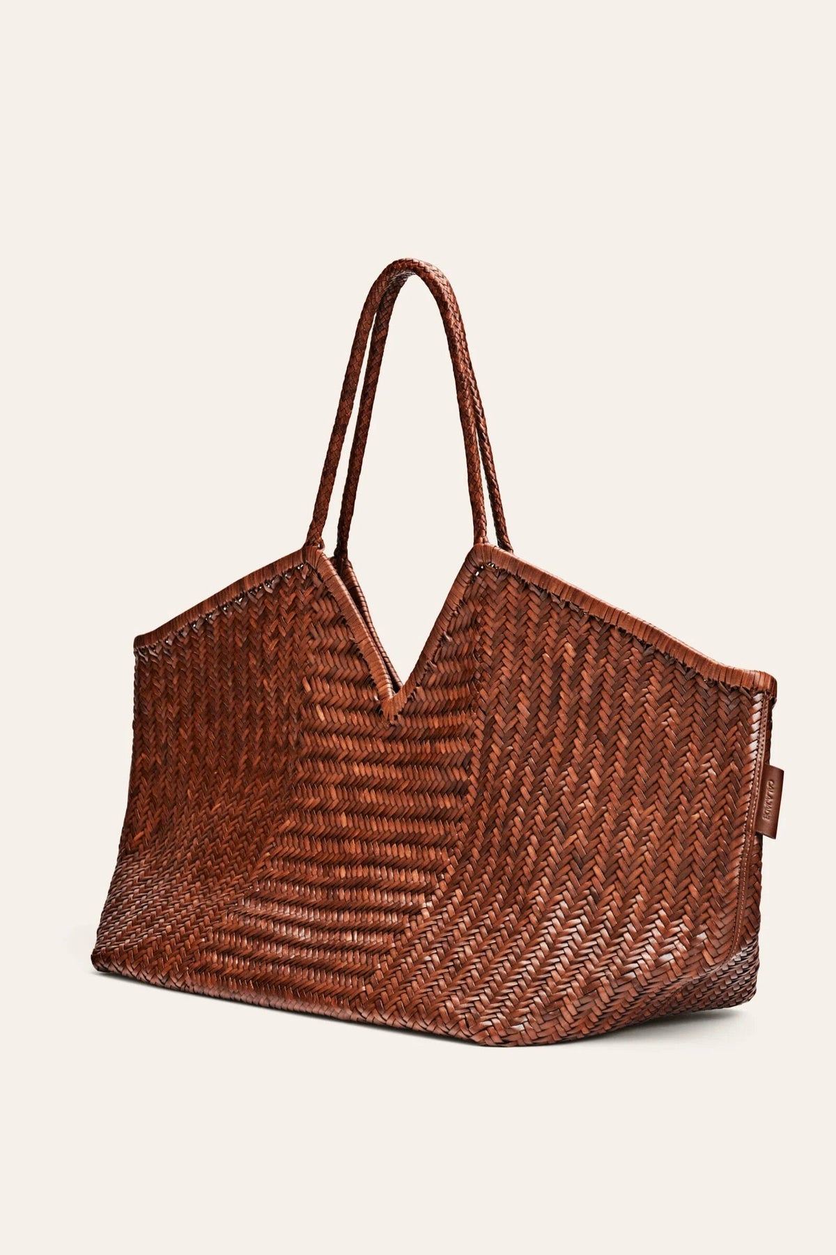 CALAJADE Leather shopper "MISU" L - black