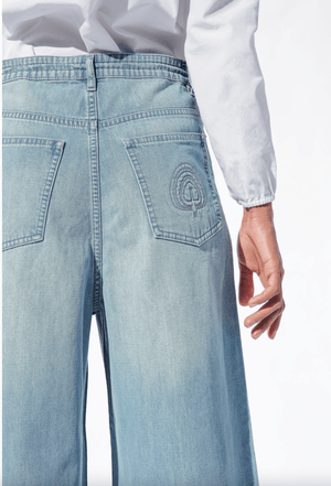 HAPPY HOUSE Le Pantalon - Jeans  "OVERSIZE"  light blue