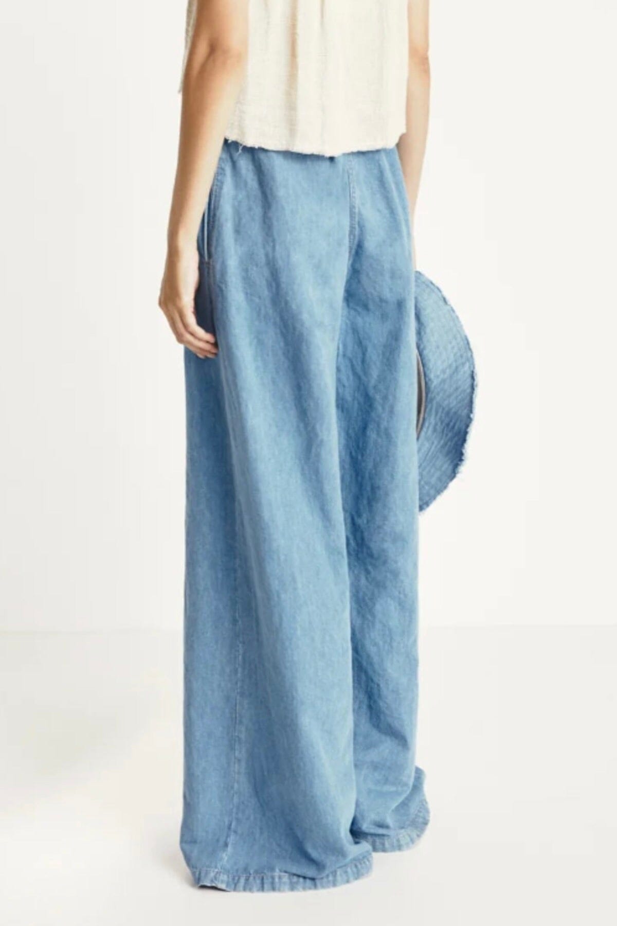 MASSCOB Cotton/Leinen Hosen/Jeans light blue