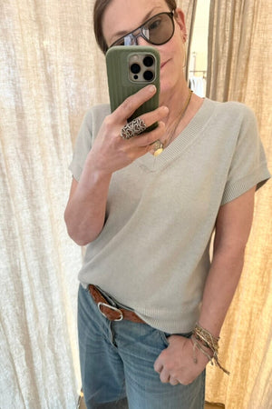 KNIT TED Pullunder "HELENE" sage