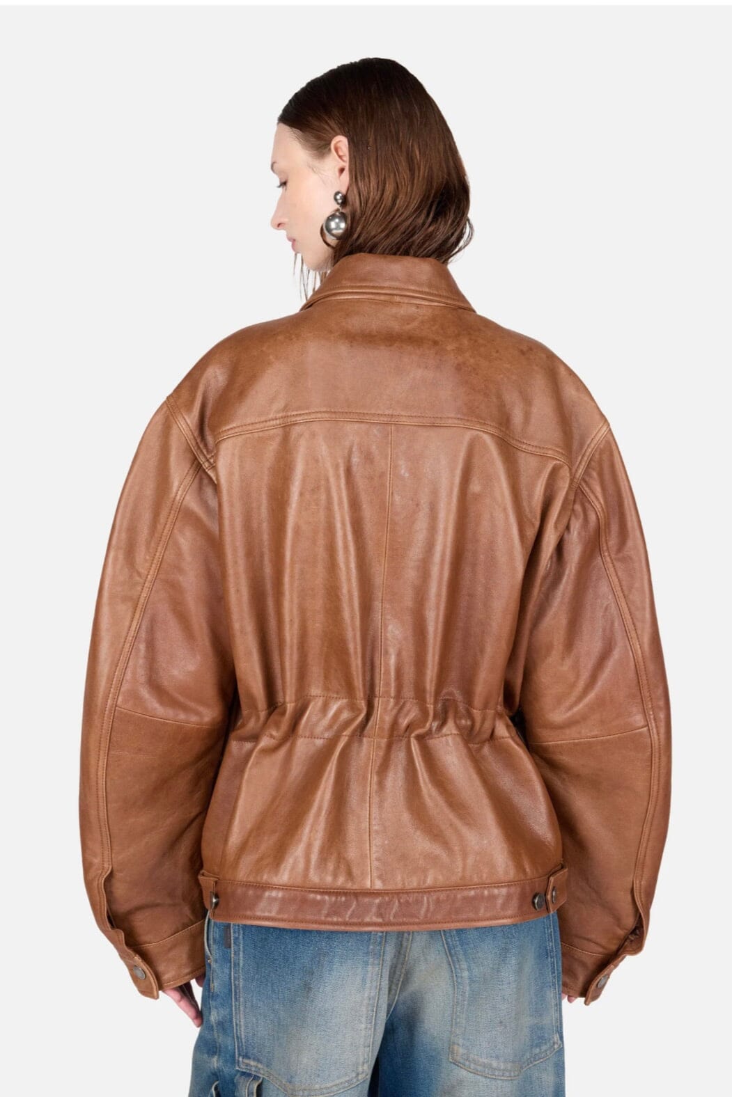 Super Soft Lederjacke "JOCELYNE" tan braun
