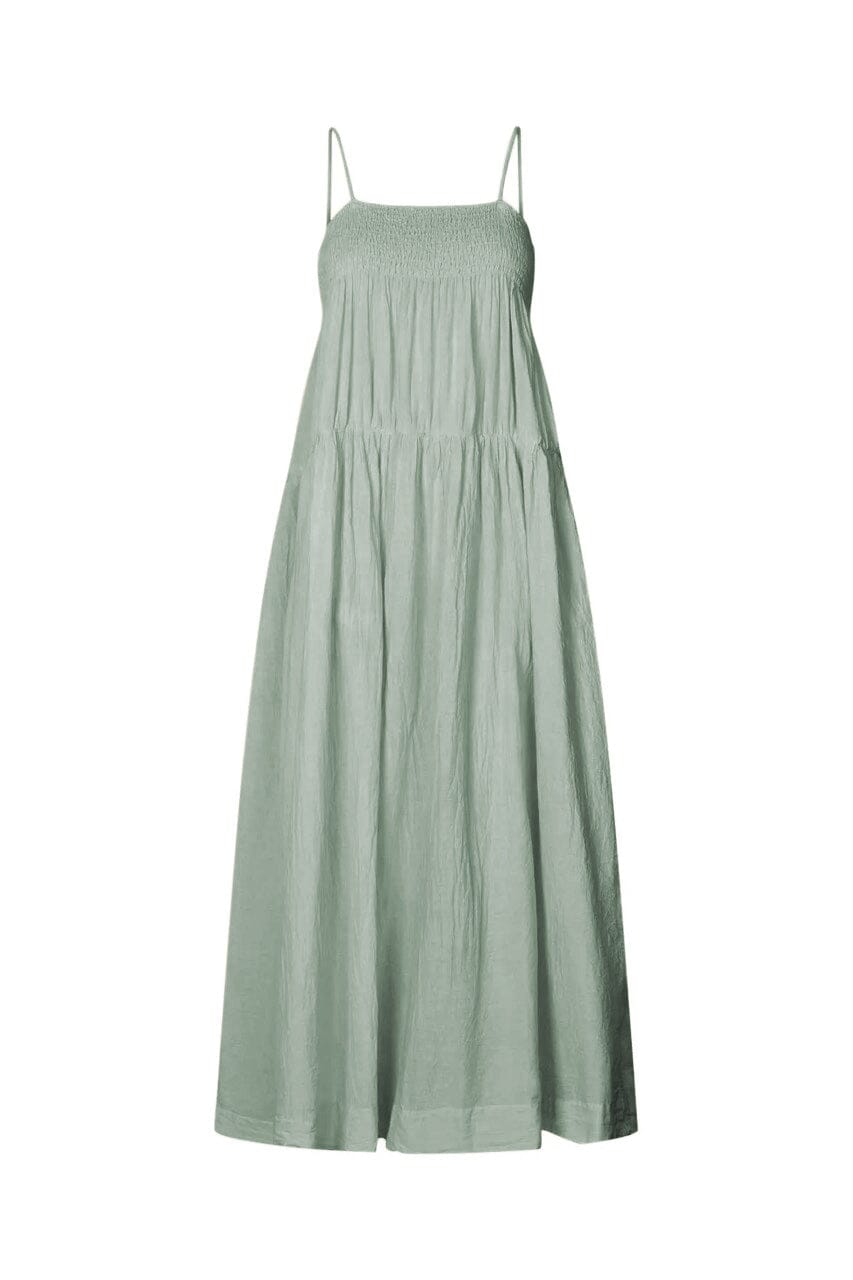 RABENS SALONER cotton maxi dress "DODO" mint (C)
