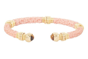 GAS BIJOUX "SARI" Raffia salmon