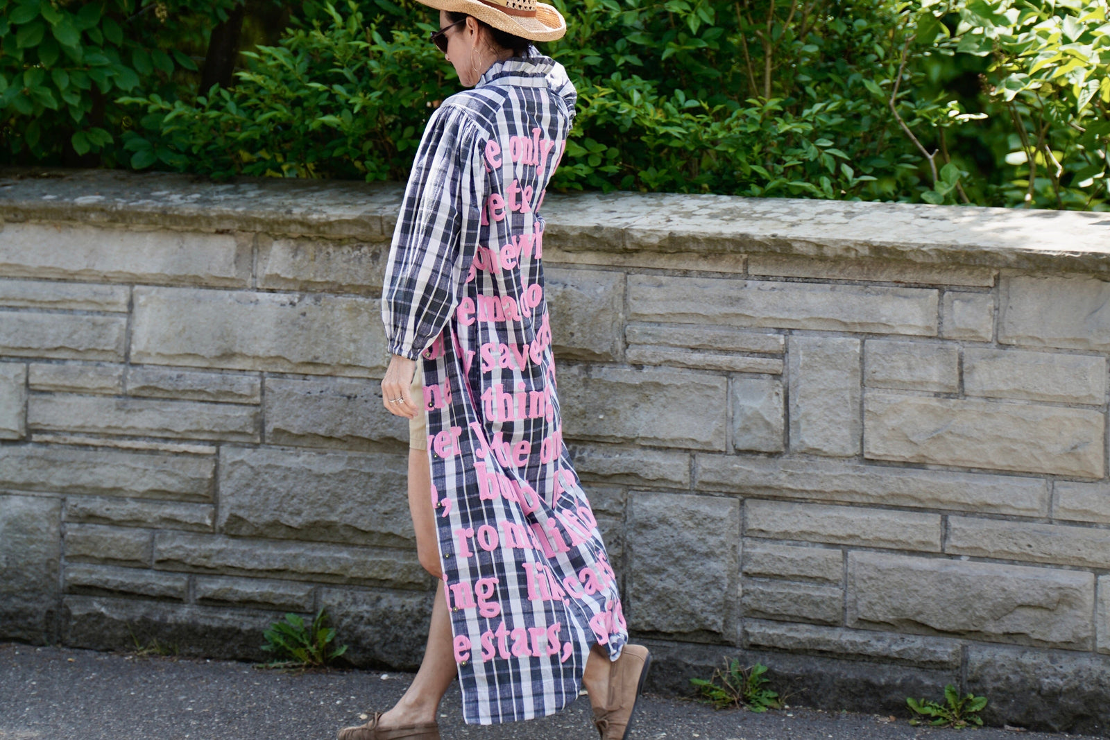 KARIEN BELLE Kimono Kleid "POETRY" carro navy