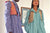 CLARAMONTE Baumwollkaftan "ALI" blue stripe