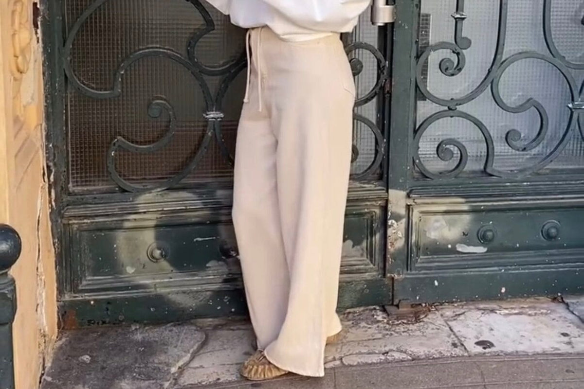 HAPPY HOUSE Le pantalon "OVERSIZE" sable