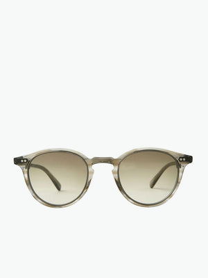 MR LEIGHT Handgemachte Sonnenbrille "Marmont II" grey/fern