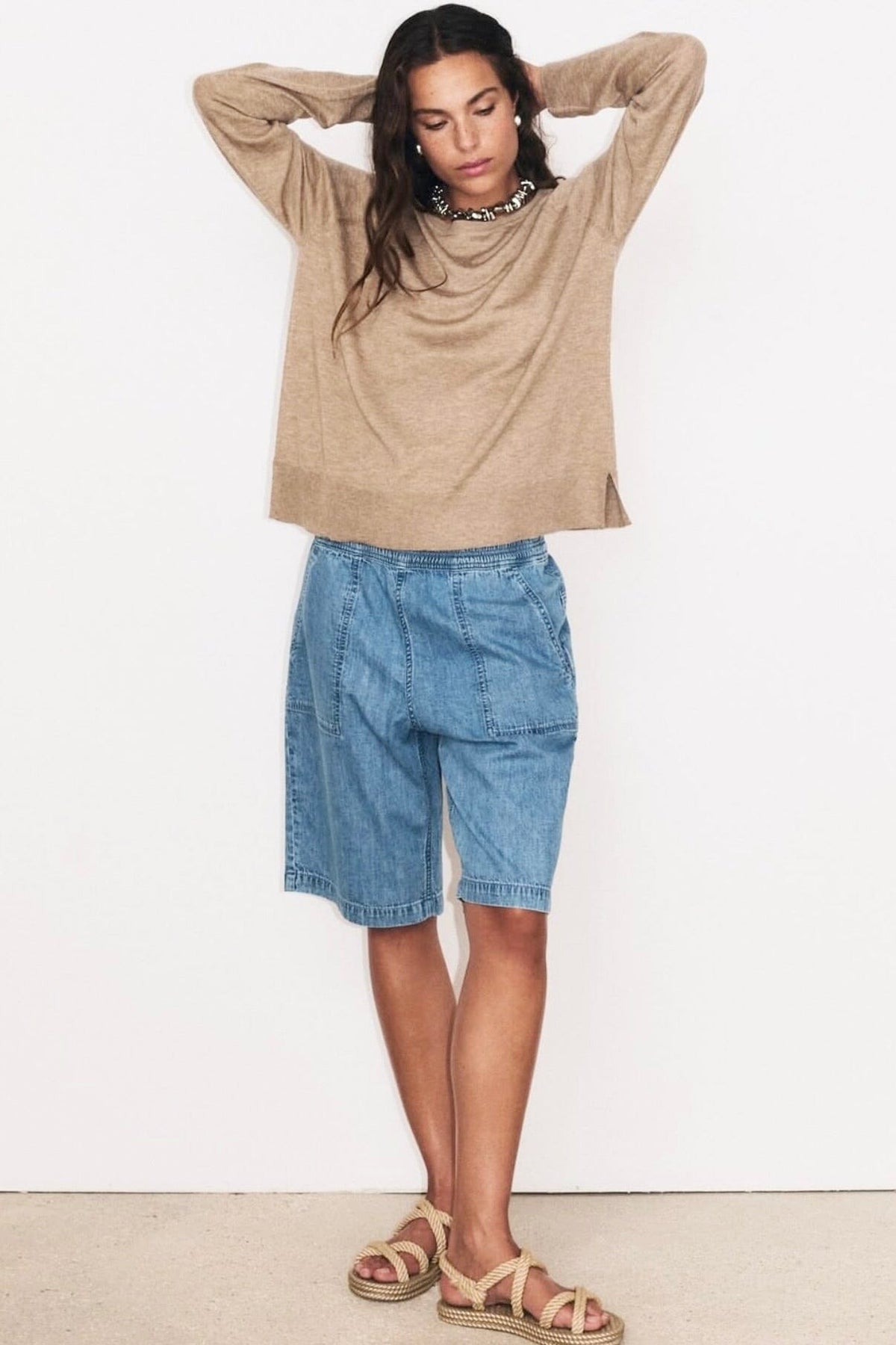 STELLA FOREST cotton blouse "ISOLDE" off-white