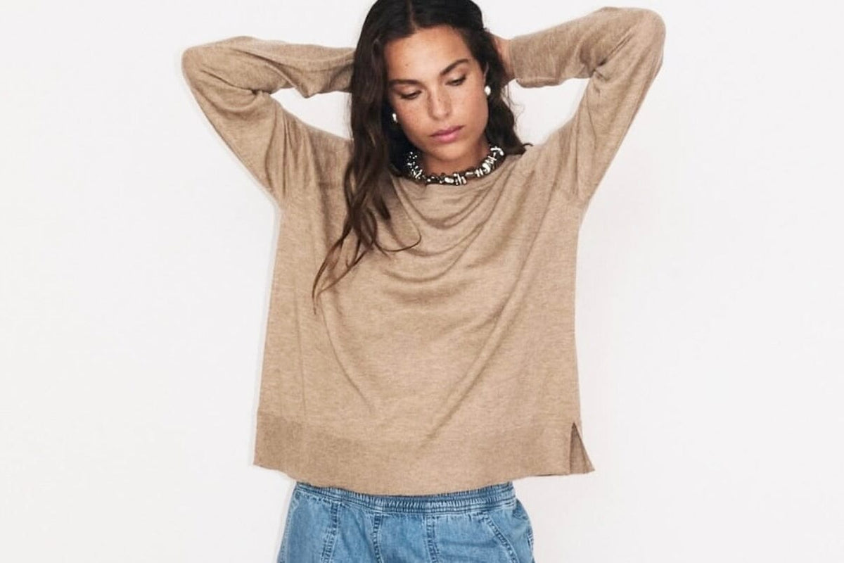 STELLA FOREST cotton blouse "ISOLDE" off-white