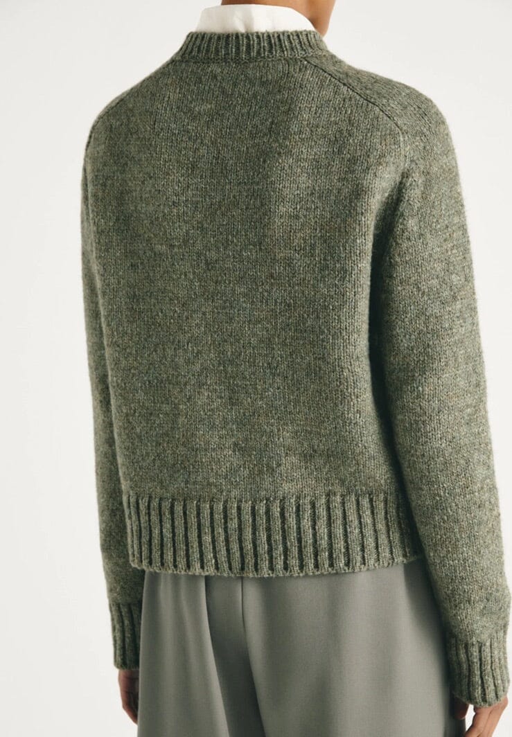MASSCOB Woolmix Sweater "VALOIS" army