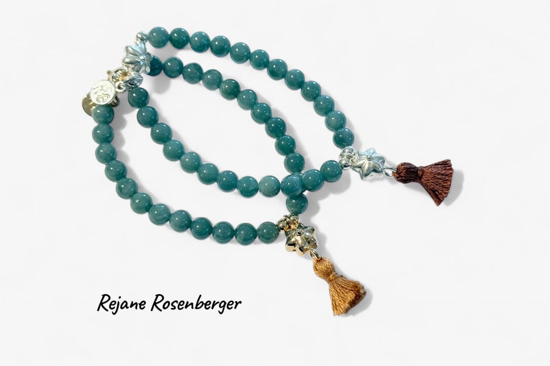 REJANE ROSENBERGER DESIGN Steinarmband "Classic" Jade aqua
