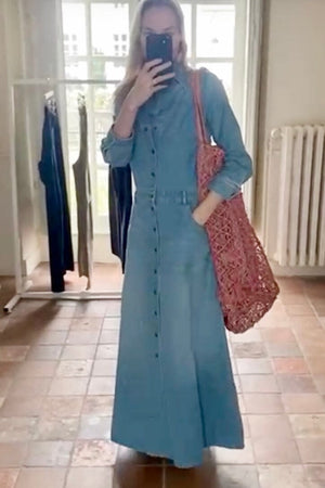 HAPPY HOUSE Jump Kleid "TROMPE L'Oeil" jeans light