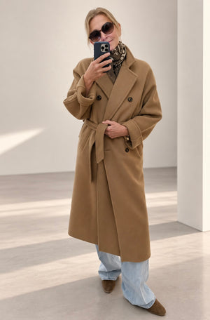 HELMUR Wool/Cashmere Mantel "HAMILTON" camel