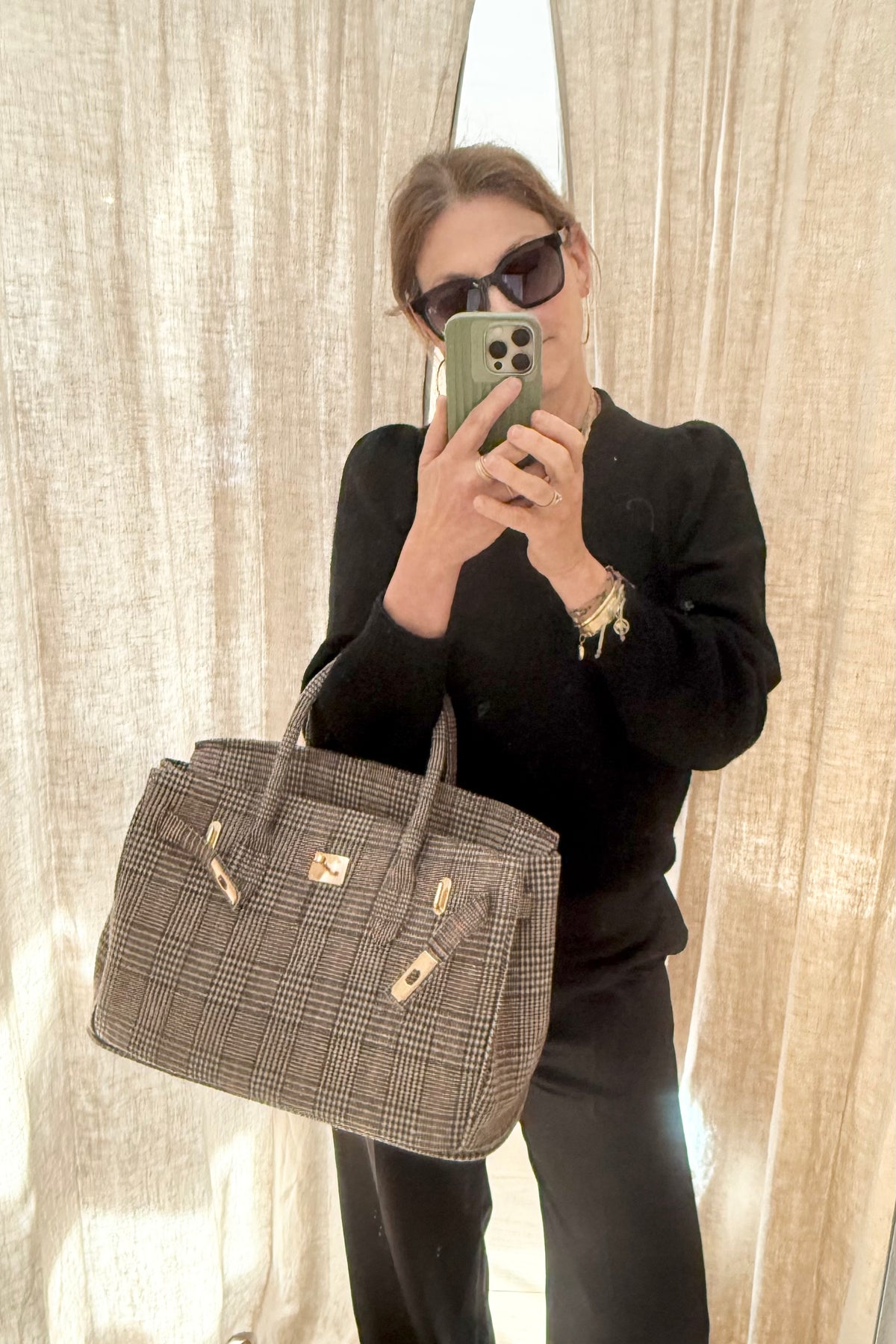 Choice by Réjane Rosenberger Cashmere Poncho light camel